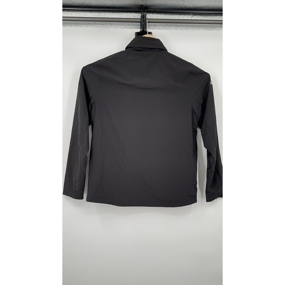 Travis Mathew Jacket Men's  Full Zip Wicking Stretch Golf Black Logo hoodi‎ M - Picture 3 of 13